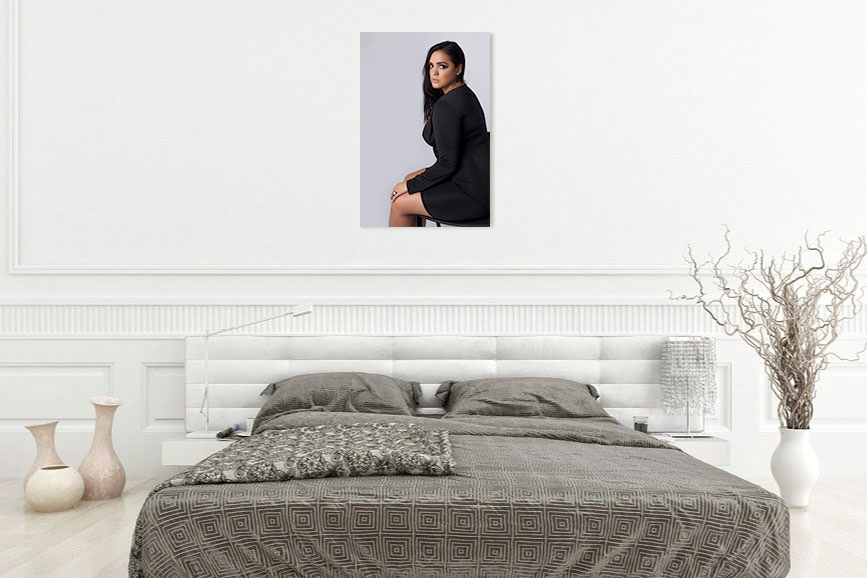 Quadro no Quarto Ensaio feminino Externo