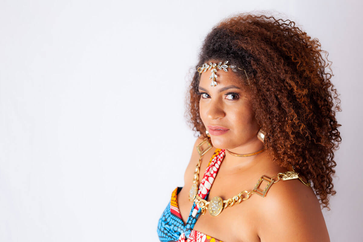 foto grávida afro no RJ