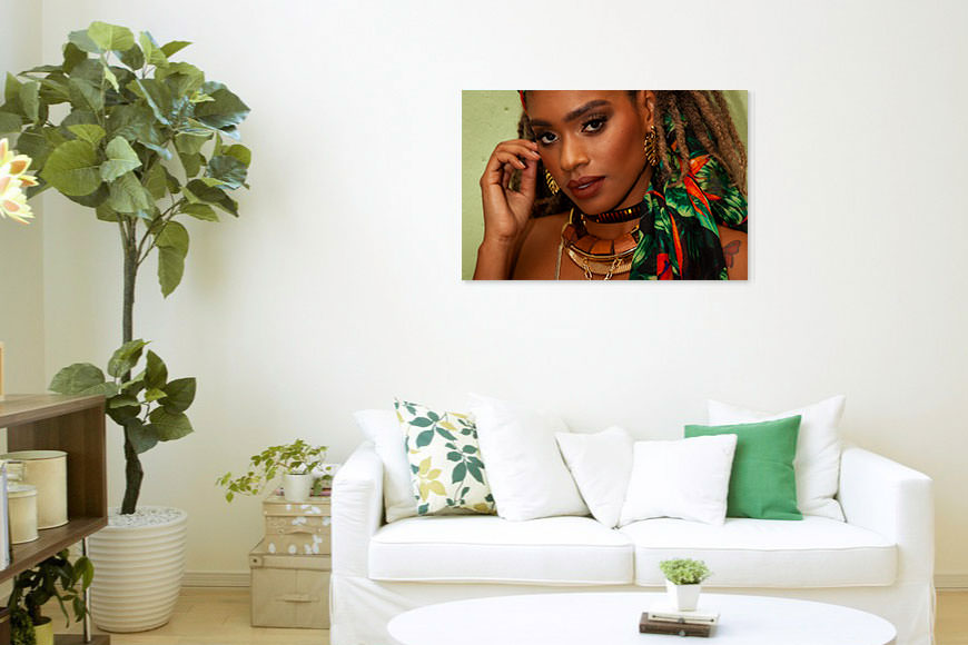 Quadro na sala Foto Ensaio feminino